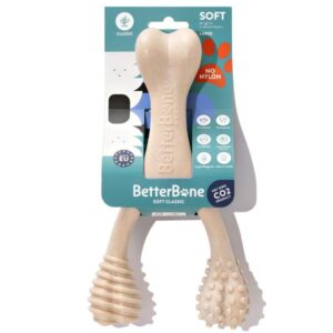 בטר בון Better Bone צעצוע לעיסה לכלבים עוצמה קלה SOFT בטעם טבעי - גדול