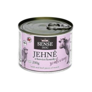Falco Sense dog מזון רטוב בשימורים ארנבת שריר בקר וחזיר - 200 גרם