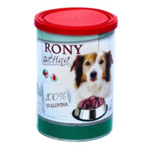 Falco Rony מזון רטוב בשימורים שריר חזיר וצבי קצוץ - 400 גרם
