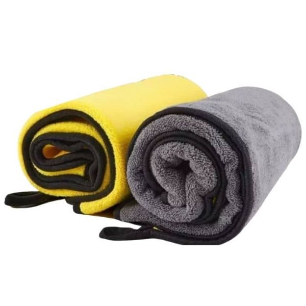 Pet Soul מגבת מיקרופייבר גדולה לייבוש הפרווה 70X140 ס"מ – תמונה 2