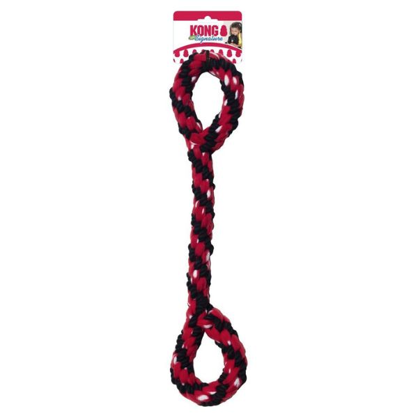 קונג סיגניצר צעצוע חבל כפול למשיכה KONG Signature Tug Toy