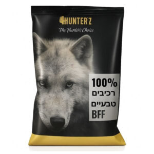 4Hunterz פור האנטרז מזון טבעי לכלבים הודו בקר פירות וירקות - 500 גרם