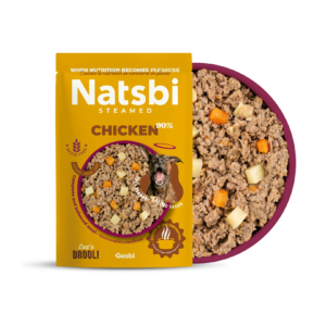 נטסבי עוף מזון טבעי מאודה 500 גרם - Natsbi Chicken