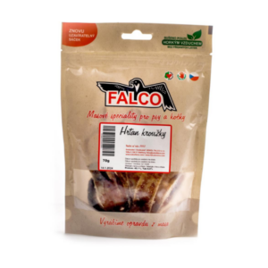 SOKOL FALCO טבעות קנה נשימה מיובשות לכלב 70 גרם – חטיף לעיסה טבעי ועשיר בסחוס
